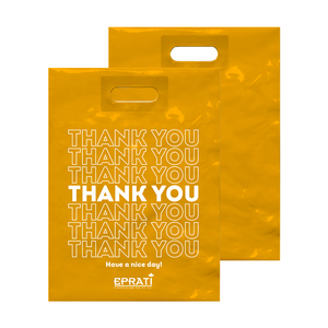 Bolsa de Compras de Plástico Reforzada con Asa Troquelada Personalizada, Fabricante Turco, Bolsa de Alta Calidad - Product Image 1