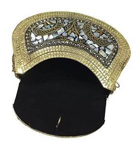 Sacs à main indiens à la mode en mosaïque par HF Crafts Style bohème avec fermeture de couverture et décoration de chaîne Prix bas - Product Image 2