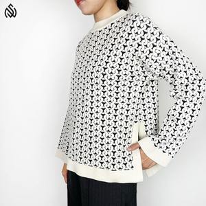 Suéteres de Punto Personalizados al por Mayor, Cuello Alto, Color Sólido, Holgados, Casuales y Cómodos para Mujer - Product Image 2