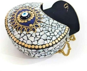 กระเป๋าถือโลหะทำมือทนทานสำหรับผู้หญิงตะขอโซ่คุณภาพสูงกระเป๋าถือโลหะคุณภาพสูง - Product Image 3