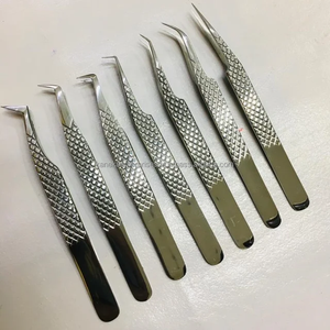 Juego de Pinzas para Pestañas Postizas Profesionales para Principiantes, Acero Inoxidable, Antimagnéticas, Aplicador de Pestañas de Precisión, Herramientas Completas - Product Image 5