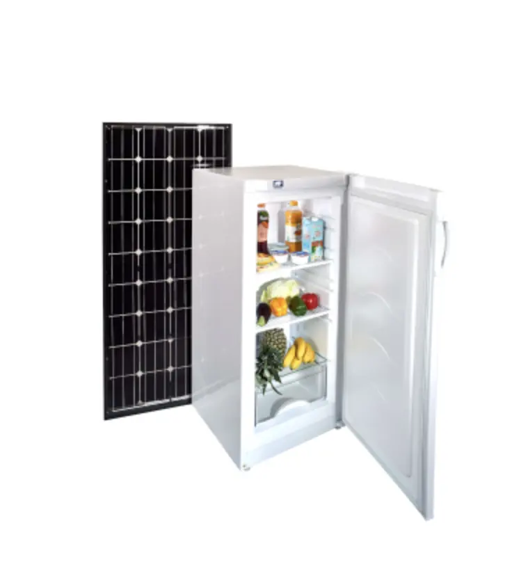 Solaire ménage réfrigérateur congélateur congélateur réfrigérateur réfrigérateur trempé porte en verre trempé clair noir rouge blanc