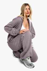 Premium personnalisé raisin femmes surdimensionné jambe droite survêtement pantalon et pantalon éponge polaire doux au toucher tissu 100% coton pantalons de survêtement - Product Image 5