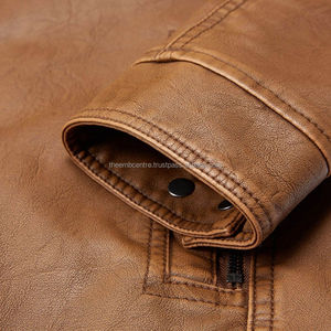 Chaquetas de moda de cuero de calidad superior Precio de Venta caliente para hombres Nuevo estilo Mejor diseño Chaqueta de moda de cuero personalizada para hombres - Product Image 4