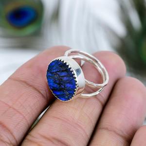 Sólido 925 joyería de plata esterlina Natural Multi fuego labradorita piedra preciosa anillo hecho a mano 925 sello anillo de plata esterlina joyería - Product Image 4