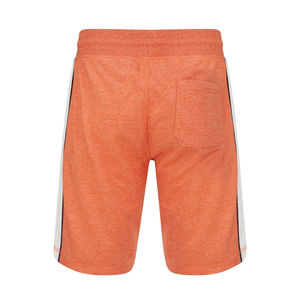 Nuevos pantalones cortos de lana de algodón naranja para hombre con rayas con cordón elástico Jogging Gym Lounge Joggers pantalones cortos de verano - Product Image 3