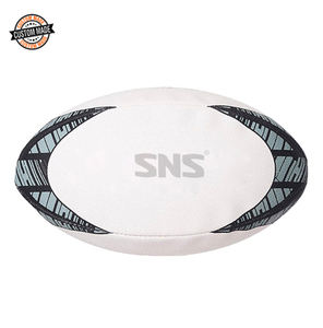 Worldwide Selling Premium Quality 3 Layer Lamination Hand Stitched <b>Rubber</b> <b>Latex</b> Bladder Custom Rugby Ball for Training - Product Image 1