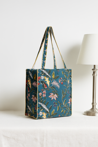 Bolso de Algodón Acolchado Hecho a Mano para Mujer, Bolso de Hombro Ligero y Elegante, Estampado Vintage, Lavable, Duradero, para Invierno - Product Image 4