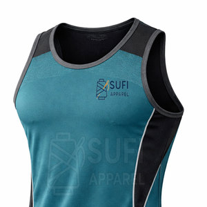 Chaleco Deportivo Profesional de Punto Casual 100% Algodón de Secado Rápido para Hombre con Malla Transpirable para Entrenamiento Atlético de Alta Intensidad - Product Image 6