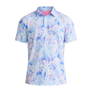 Polos de diseño de moda impresos para hombres de bajo precio, polos elegantes informales de tamaño de logotipo personalizado para hombres de Bangladesh - Product Image 1