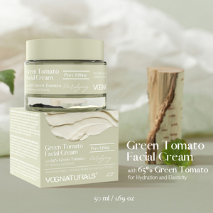 Crema Facial de Tomate Verde con Aloe Vera y Glicerina Crema Facial Hidratante Suave y Delicada - Product Image 4