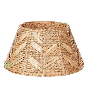 Collier d'arbre détachable en jacinthe d'eau fait à la main en osier naturel jupe d'arbre de Noël pour la décoration de la maison avec quantité minimale de commande bas du Vietnam - Product Image 1