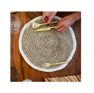 Napperon de qualité alimentaire de style luxe napperons en macramé résistants à la chaleur personnalisés pour table à manger tapis de vaisselle pour enfant - Product Image 1