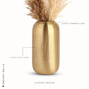 Handmade antique copper metal <b>vase</b> with floral <b>engraving</b> decorative pot for home hotel or office decor vintage accent statement - Product Image 4