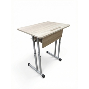 Best Sell Double Arm <b>Height</b> <b>Adjustable</b> Student <b>Desk</b> Melamine Top for School Export - Product Image 2