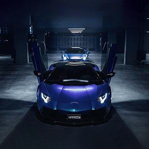 لفة تغليف ناربف من الفينيل ، شاميليون ماسية أرجواني أزرق اللون ، تغيير لفافة فينيل من كلوريد البولي فينيل - Product Image 5