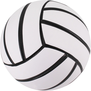 18 Panels White Size 5 Hand <b>Ball</b> Butyl Rubber Bladder and PU Leather for Beach <b>Volleyball</b> Entertainment - Product Image 2