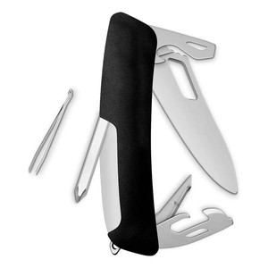 Coltello Tascabile Multifunzione Swiza Allmatt Single Hand SH04 R con 12 Funzioni, Nero - Product Image 2