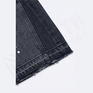 Pantalones Vaqueros de Mezclilla Baratos al por Mayor de Fábrica para Hombre, Jeans Ajustados Casuales de Calle, Servicio OEM, Color Personalizado al por Mayor - Product Image 6