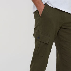 Pantalones Cargo de secado rápido transpirables para hombres Pantalones Cargo de moda para hombres de algodón de color personalizado hechos al aire libre con bolsillo - Product Image 6