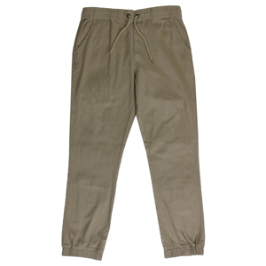 Jogger décontracté pour homme en twill extensible brossé de poids moyen avec cordon de serrage respirant - Product Image 4