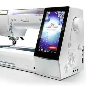 2024 JANO-ME mémoire artisanat 15000 Machine à coudre et à broder automatique informatisée nouvelle condition pour un usage domestique - Product Image 1