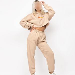 Ensemble de survêtement pour femme 2025, nouveau design, sweat-shirt à manches longues et pantalon de survêtement, coton French Terry, survêtement oversize - Product Image 4