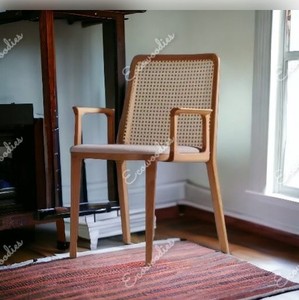 Foshan jardin arrière-cour Restaurant terrasse chaise d'extérieur longue barre Portable Unique bambou intérieur rotin extérieur meubles de jardin - Product Image 5