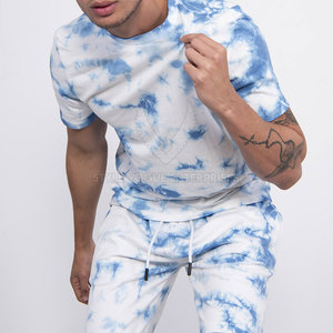 Ropa deportiva de verano para hombre, conjuntos de gemelos, camisetas transpirables de felpa francesa y pantalones cortos de chándal de algodón informal - Product Image 2