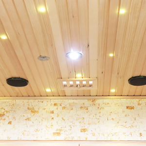 Sala de sauna pentagonal infrarroja lejana popular de alta calidad HELIUS Sauna seca con placa de calentamiento de carbono - Product Image 6