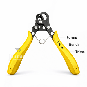 Mini Alicates de Acero Inoxidable para Hacer Lazos de Joyería, Herramienta de Precisión para Dar Forma a Lazos de Alambre de 1.5 mm, 12.4 cm - Product Image 5