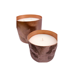 Conteneur de bougie en cuivre fait à la main de trois tailles différentes pour la maison et les accessoires de décoration de mariage - Product Image 6