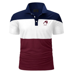 Chemises polo pour hommes fabriquées au Pakistan, couleur contrastée, coupe ajustée, pour usage extérieur. - Product Image 1