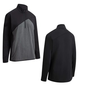 Hauts d'entraînement unisexes GAA à demi-fermeture éclair personnalisable 100% veste brodée en coton meilleur maillot de polyester utilisation sportive conception solide - Product Image 2