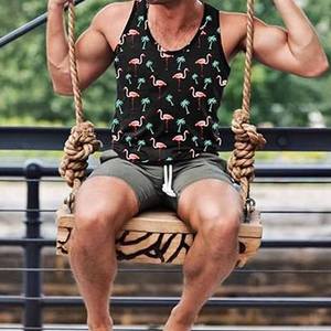 เสื้อกล้ามสำหรับไปยิมของผู้ชายแห้งเร็วมากมีสไตล์ - Product Image 3