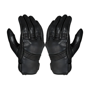 Guantes de Motocicleta de Cuero Liso para Hombre, 100% Piel de Vaca, Compatibles con Pantalla Táctil, Protección de Nudillos, Transpirables - Product Image 3