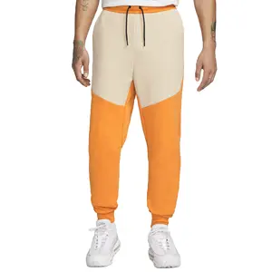 नवीनतम डिजाइन पुरुषों घुड़दौड़ दो रंग Sweatpants नारंगी पैंट थोक के लिए सड़क पहनने फैशन पतलून पुरुषों के साथ अनुकूलित डिजाइन
