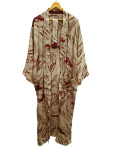 Bata de Seda de Alta Demanda, Kimono Sari Vintage, Bata Suave para Fiesta en la Playa, Kimono de Seda Hecho a Mano en India en Venta - Product Image 6