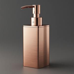 Distributeur de savon de salle de bain en acier inoxydable moderne et élégant, design poli, construction durable, caractéristiques écologiques pour les tendances actuelles - Product Image 2