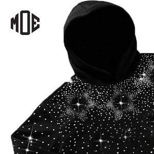 Sudaderas Extra Grandes con Pedrería Premium, Ropa Urbana Y2K, Logotipo Personalizado, Pedrería, Sudadera de Moda de Alta Densidad, Proveedor Mayorista - Product Image 3