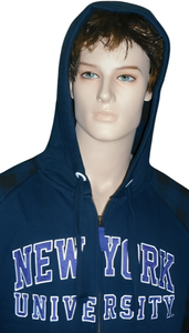 Sudadera con capucha de lana AOP de algodón 100% al por mayor personalizada para hombre con bolsillo de invierno con cremallera abierta completa e impresión en alta calidad - Product Image 2