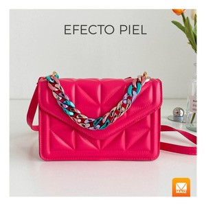 Sac à main bandoulière tendance pour femme avec chaîne - Couleurs assorties - Product Image 5