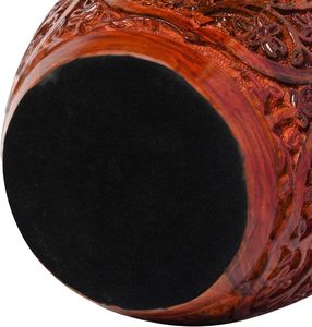 Urna de cremación funeraria para cenizas humanas con bolsa de palisandro y terciopelo de gran capacidad de hasta 200 pulgadas cúbicas, entierro conmemorativo - Product Image 6