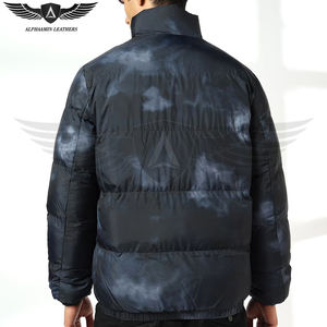 Men Printed High Quality Wholesale Quilted Lightweight Packable Streetwear Warm & Comfortable Slim Fit <b>Puffer</b> Hooded <b>Jackets</b> - Product Image 3