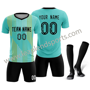 Ensemble complet d'uniformes de football au design personnalisé pour l'équipe de football de France pour jeunes hommes de haute qualité, uniformes de football pour maillots de football - Product Image 6