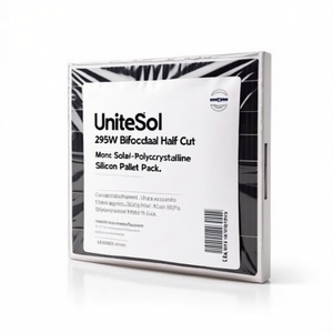 แผงโซลาร์เซลล์ UniteSol 295W แบบสองหน้า ครึ่งเซลล์ โมโน โพลีคริสตัลไลน์ซิลิคอน บรรจุในพาเลท - Product Image 2
