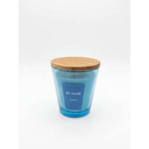 Bougie B-Kct0075 B-Kct0075 160 g avec couvercle en bois, bleu foncé - BLEU MARINE - Product Image 3