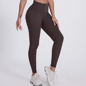 Women's <b>High</b>-Waist Seamless Sportswear <b>Tights</b> Fitness Yoga Pants with Mid Leg Coverage Essential Gym Leggings for Women's Sports - Product Image 2