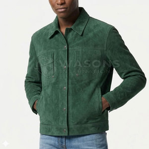 Chaqueta Trucker de Moda Urbana para Hombre, Estilo Clásico, Color Personalizado, Ropa Exterior para Uso Diario - Product Image 3