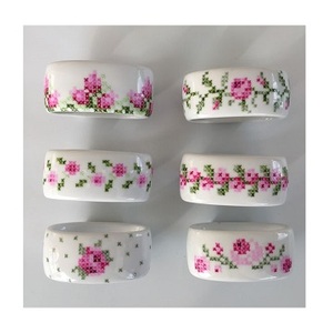 Soporte de anillo de servilleta de mármol de pájaro de lujo para restaurante, vajilla de hotel, soporte de tejido de mesa, artículos de anillo de servilleta decorativos - Product Image 5